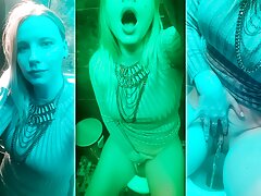 Slutty Philander Pissing and Fondling Pussy in make an issue of Public Toilet at make an issue of Club