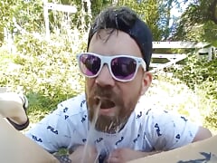 Hitchiker drank my piss and pee in my pussy