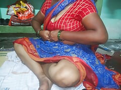 Indian aunty pussy gnawing away in boy friend village homemade