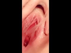 PEE - CLOSEUP On-and-off PUSSY