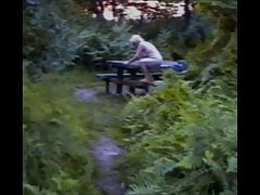 Mature Est Anglian become man Amy scant in the woods