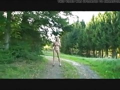 Sexy Milf In Heels Piss Outside