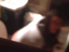 CAUGHT spying on neighbor woman in bathroom