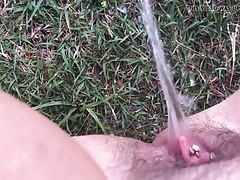 Outside pee