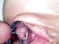 Piss close by my open pussy