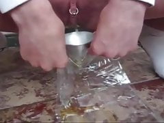 Hot Milf Doing Golden Ice Cubes