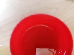 Drinking selfie