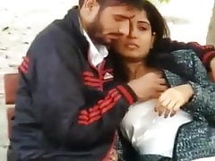 Hot Look Desi Ecumenical Blowjob Upon Park