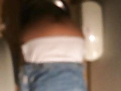 Wc voyeur sexy bum subfusc