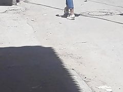 Hijab downcast ass